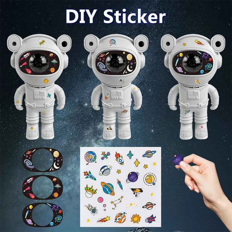 Star DIY Projector Night Light 360 Adjustable Astronaut Nebula Galaxy Lighting for Children Christmas Birthday Gift